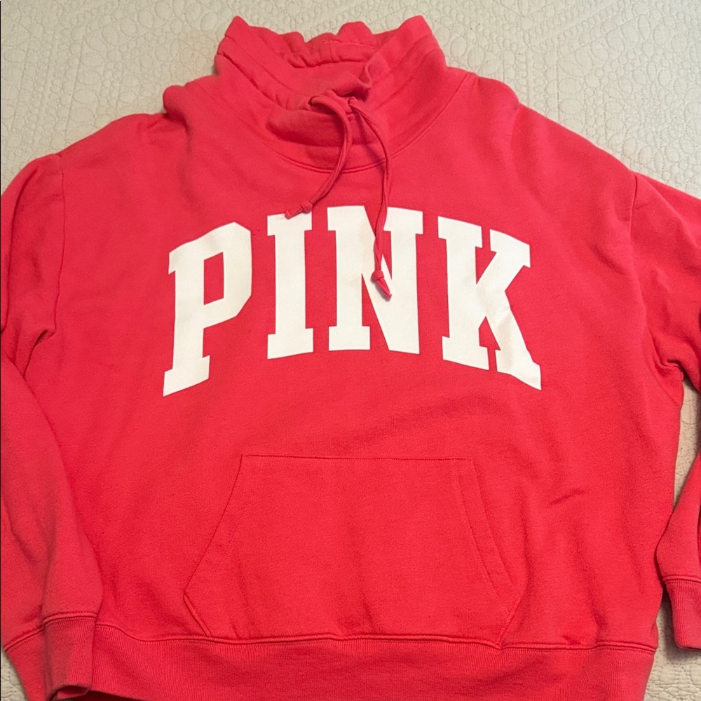 PINK Victoria's Secret Red Crew Neck Sweater